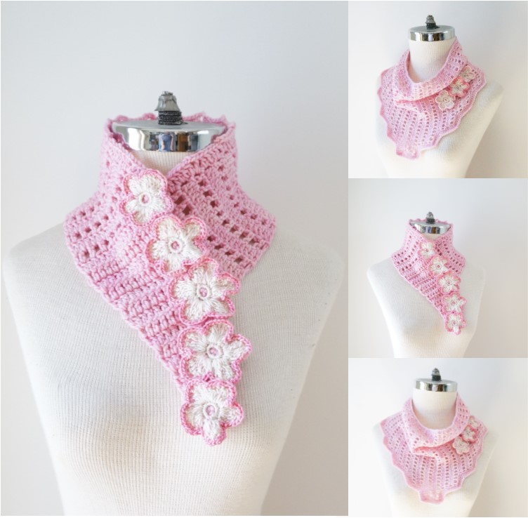 Pretty in Pink: The Floral Blossom Scarf