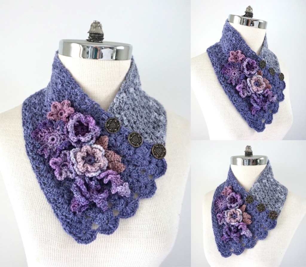 FLORAL BOUQUET SCARF HAS JUST BLOOMED